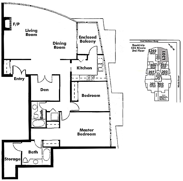 Floor plan L301