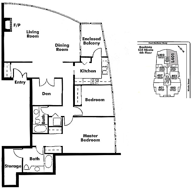 Floor plan L401