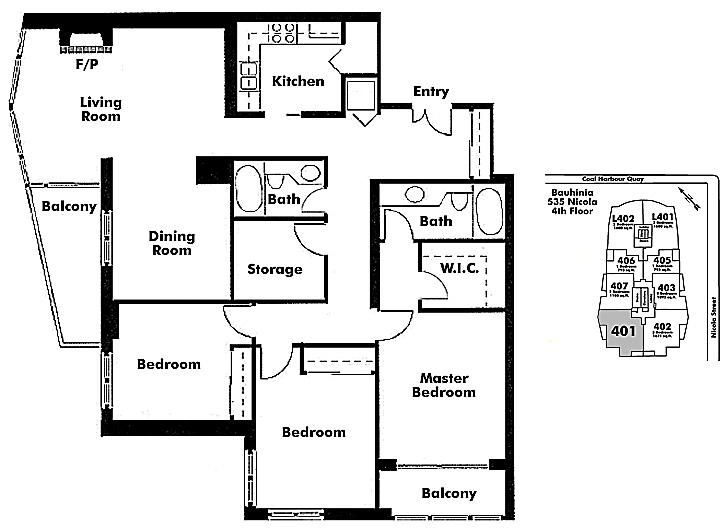Floor plan 401