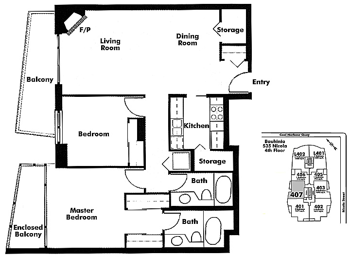 Floor plan 407