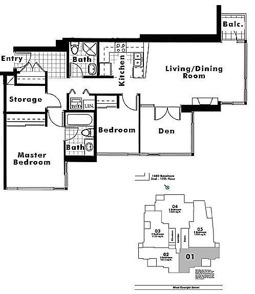 Floor plan 601