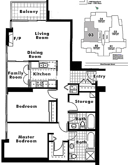 Floor plan 603