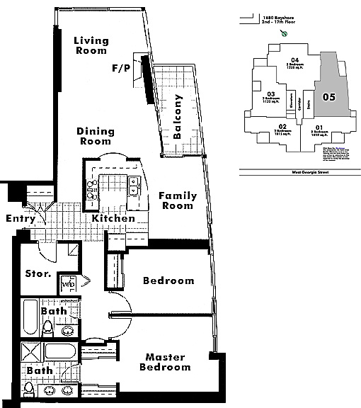 Floor plan 605