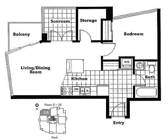 Floor plan 708