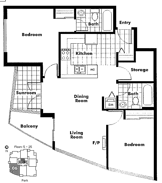 Floor plan 606