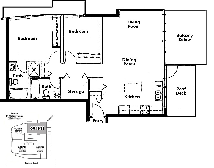 Floor plan PH601