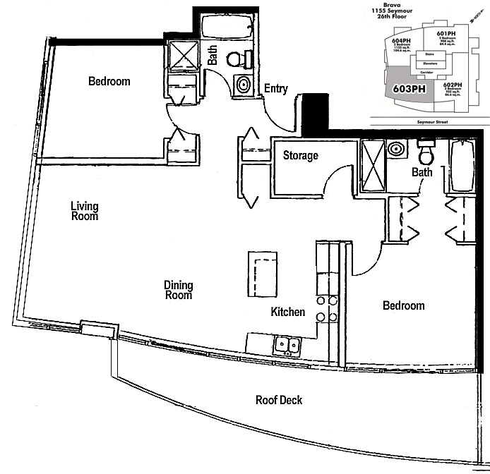 Floor plan PH603