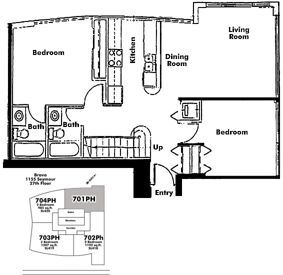 Floor plan PH701