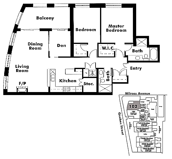 Floor plan 102