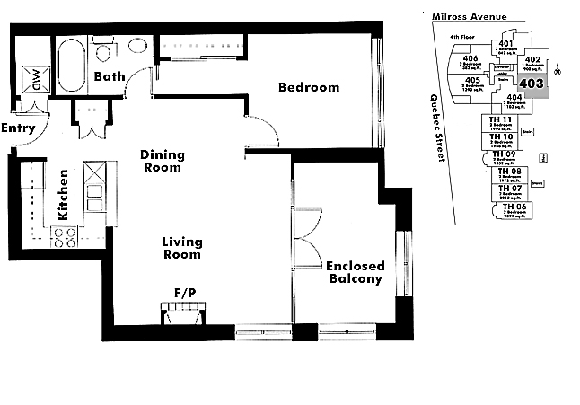 Floor plan 403
