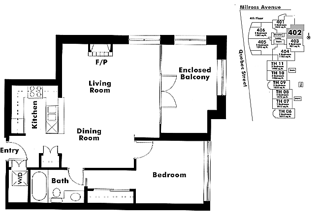 Floor plan 402