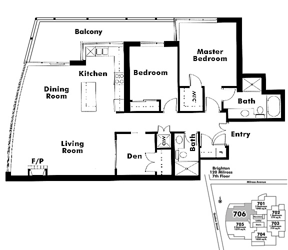 Floor plan 706