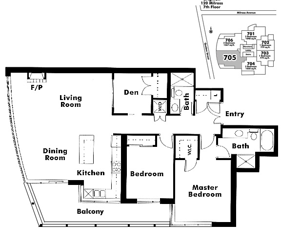 Floor plan 705