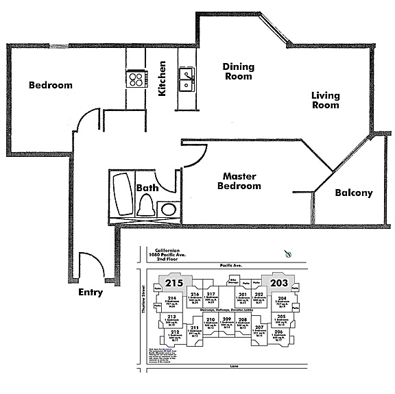 Floor plan 215