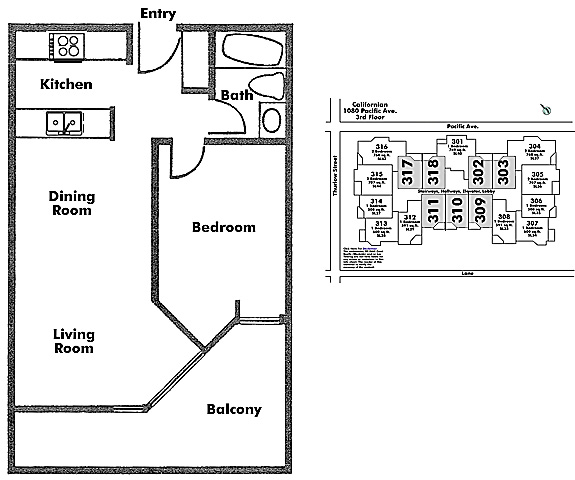 Floor plan 302