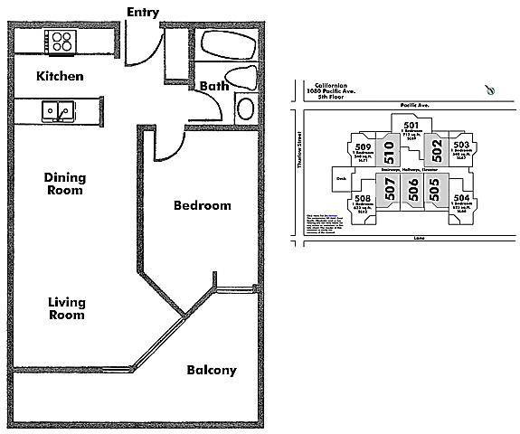 Floor plan 506