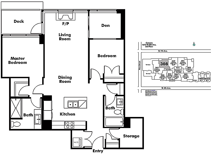 Floor plan 308