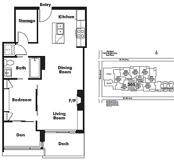 Floor plan 305