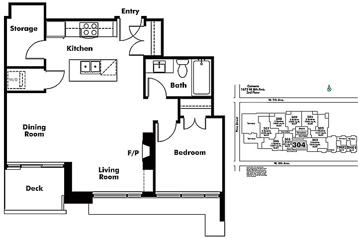 Floor plan 304