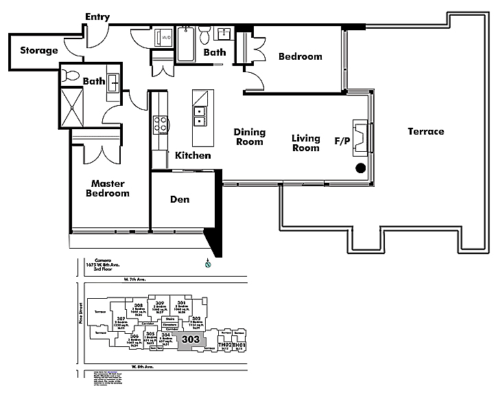 Floor plan 303