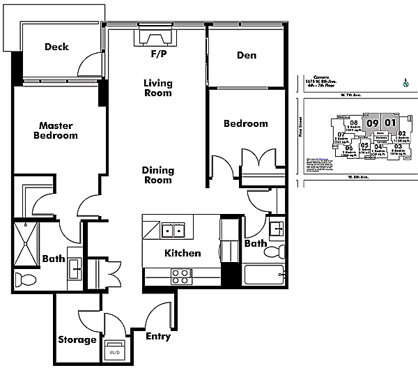 Floor plan 509