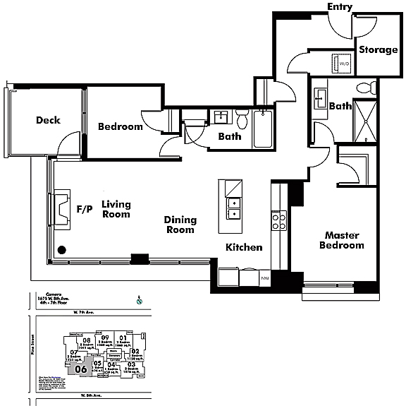 Floor plan 506