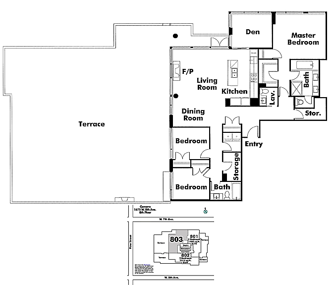 Floor plan 803