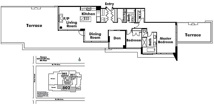 Floor plan 802