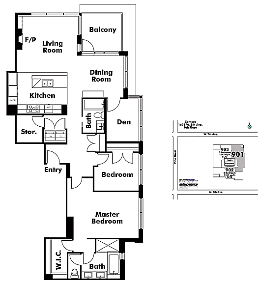 Floor plan 901