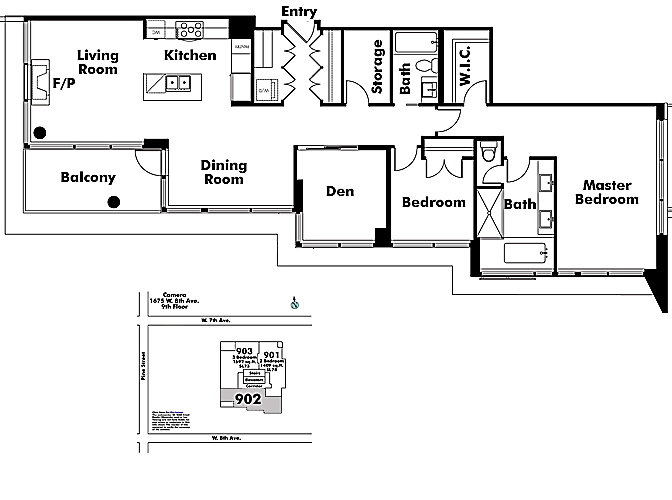 Floor plan 902