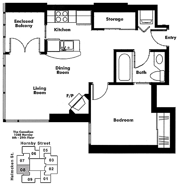 Floor plan 808