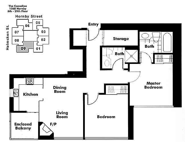 Floor plan 609
