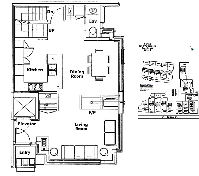 Floor plan TH8