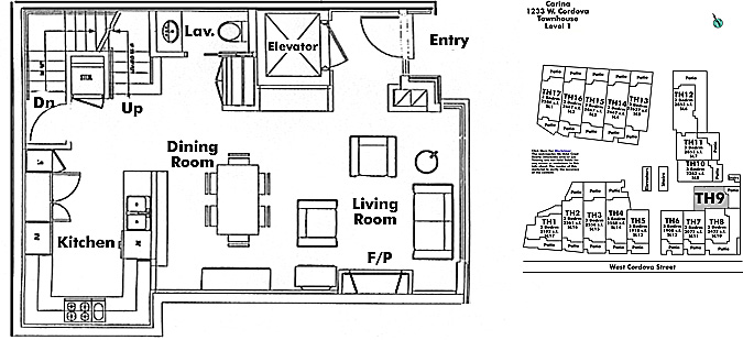 Floor plan TH9