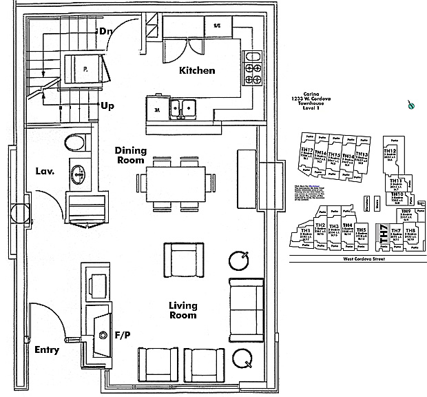 Floor plan TH7