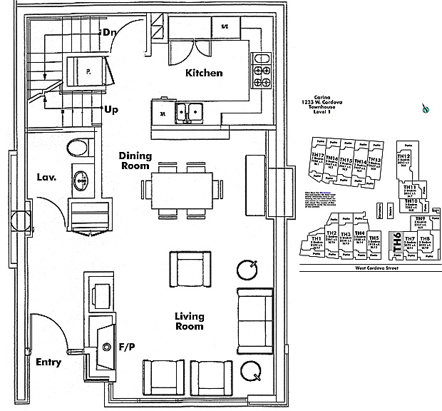 Floor plan TH6