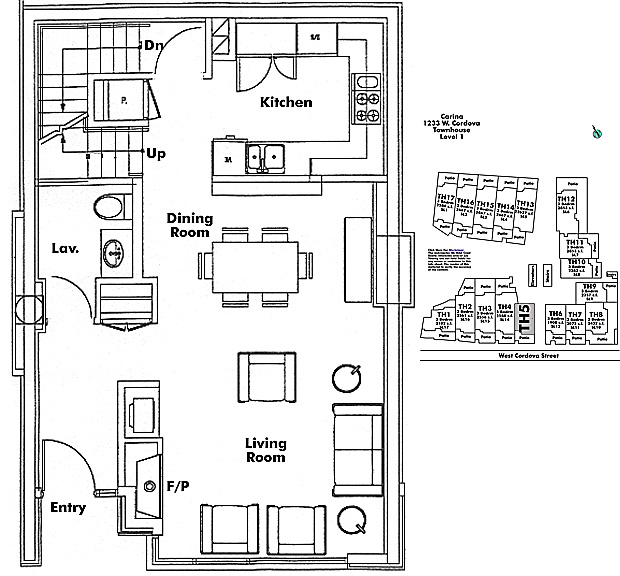 Floor plan TH5