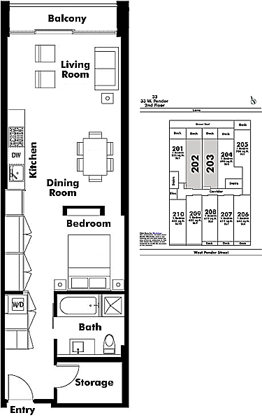 Floor plan 203