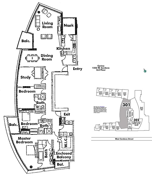 Floor plan 301