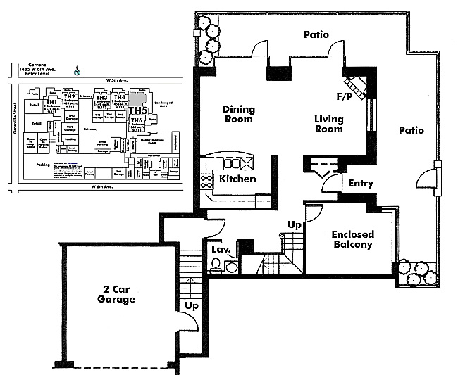 Floor plan TH5