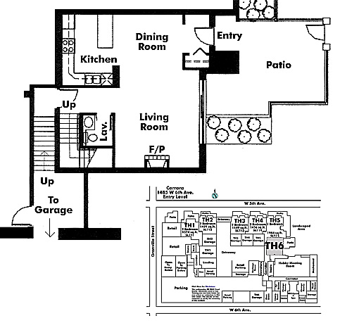 Floor plan TH6