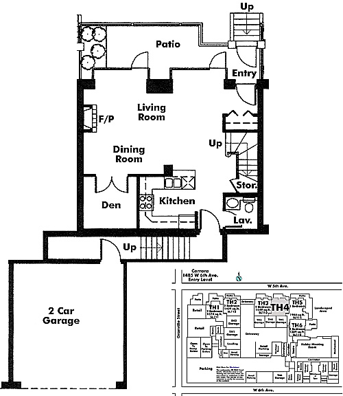 Floor plan TH4