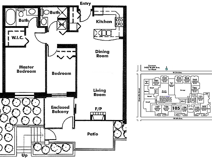 Floor plan 105