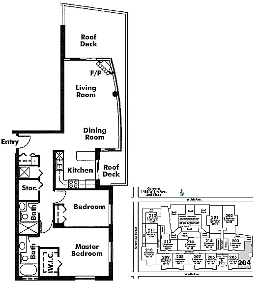 Floor plan 204