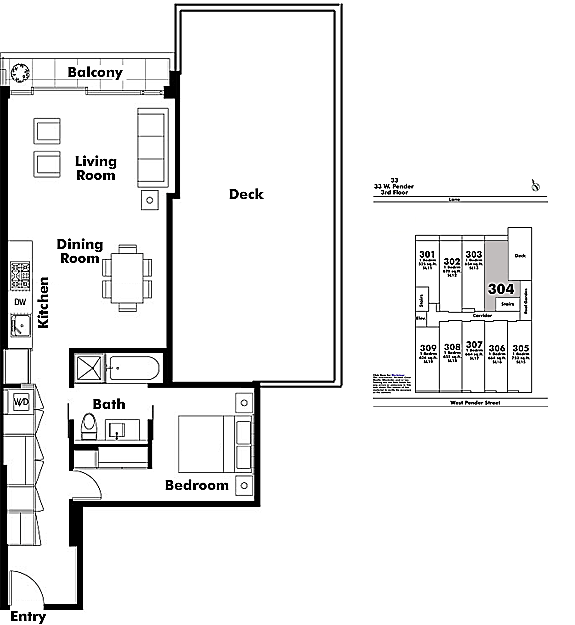 Floor plan 304
