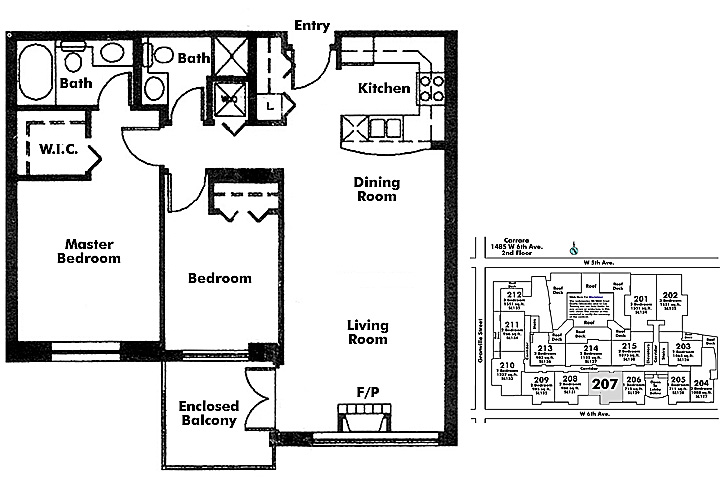 Floor plan 207