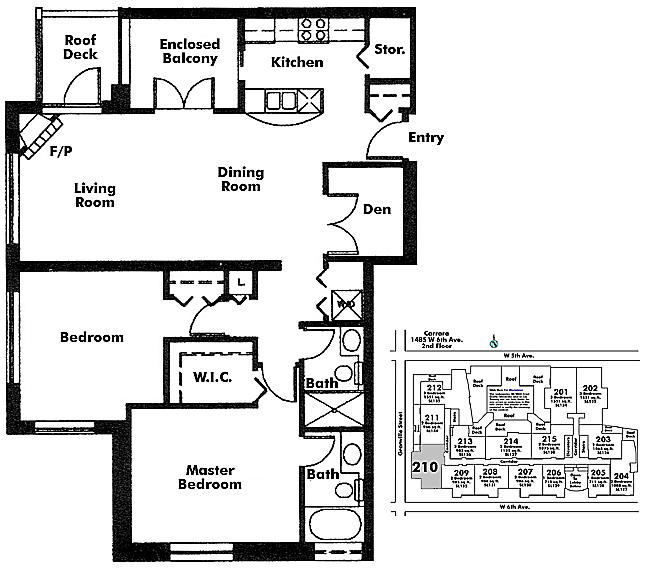 Floor plan 210