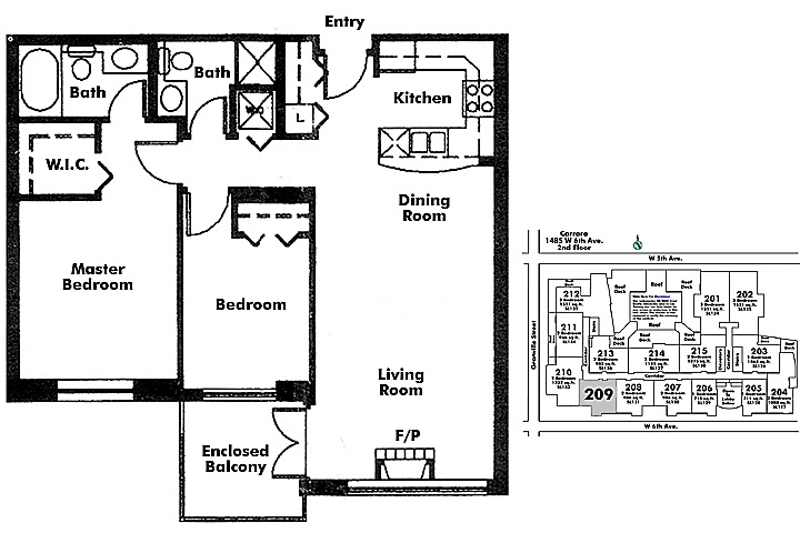 Floor plan 209