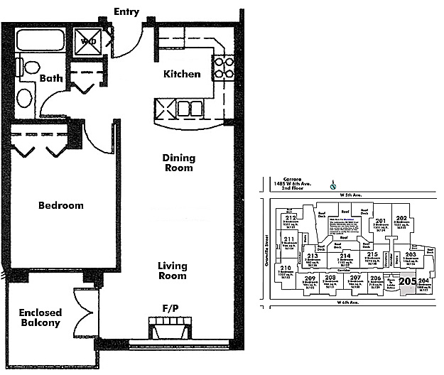 Floor plan 205