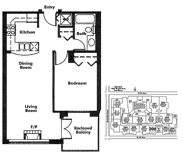 Floor plan 206